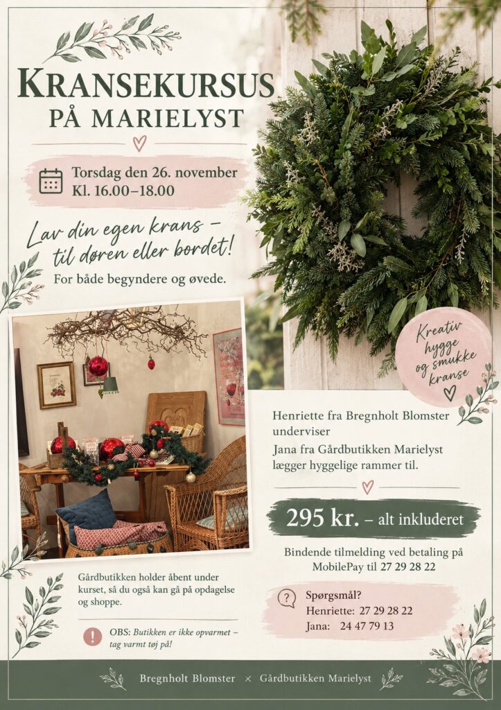 kransekursus på Marielyst
